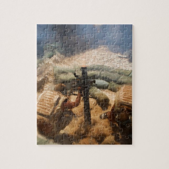 Puzzle Mise à feu d'un mortier (Vertical)