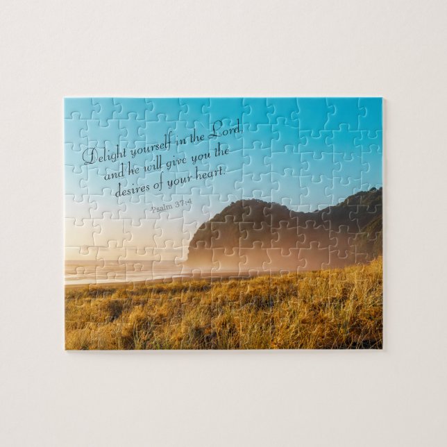 Puzzle Mise en oeuvre de la Bible Inspirationnelle Verse  (Horizontal)