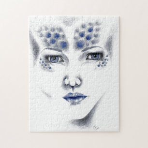 Puzzle Miss Alien Univers Lady Sci-fi Imaginaire Horreur 