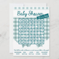 Puzzle mit Babydusche