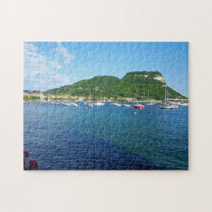 Puzzle mit Blick auf den Gardasee