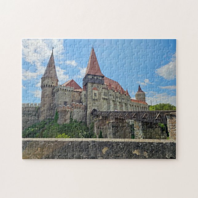 Puzzle mit Blick auf die rumänische Burg (Horizontal)