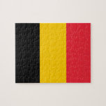 Puzzle mit der Flagge Belgiens<br><div class="desc">Phantastisches pädagogisches Puzzle mit Flagge von Belgien. Dieses Produkt ist anpassbar.</div>