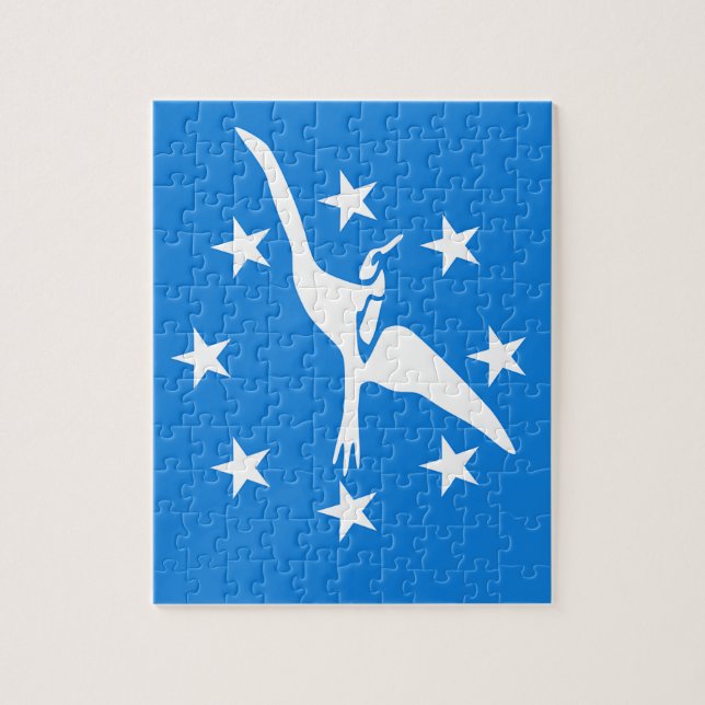 Puzzle mit der Flagge von Corpus Christi City (Vertikal)