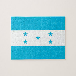 Puzzle mit der Flagge von Honduras