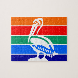 Puzzle mit der Flagge von St. Petersburg