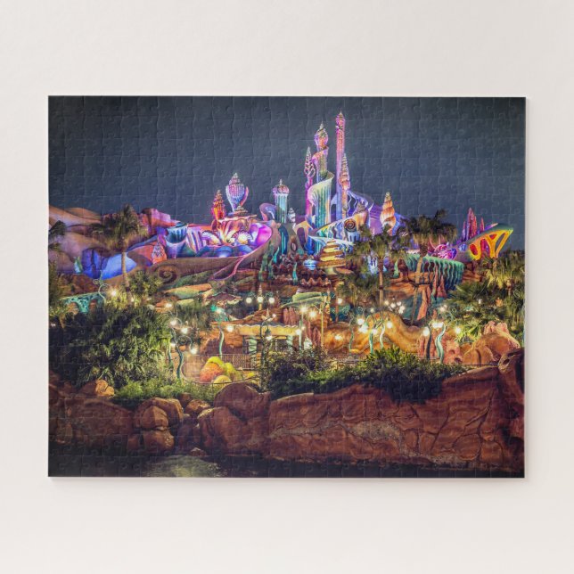 Puzzle mit farbenfrohen Puzzleteilen (Horizontal)