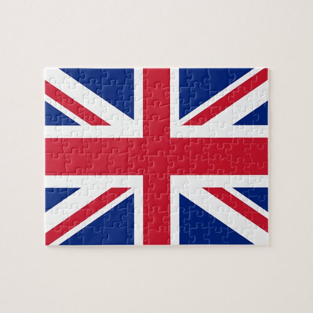 Puzzle mit Flagge des Vereinigten Königreichs (Horizontal)