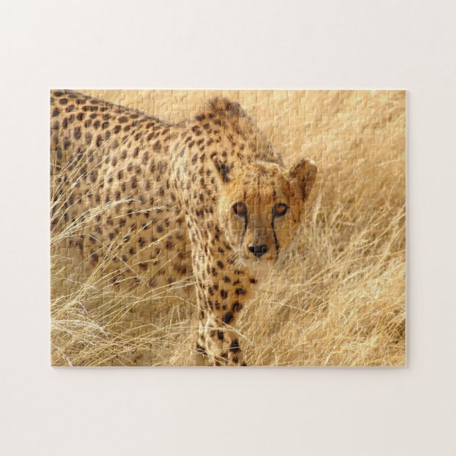 Puzzle mit Geschenkboxen/Geparden (Horizontal)