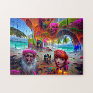 Puzzle mit kreativen Mustern