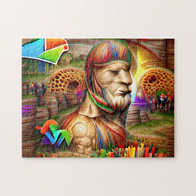 Puzzle mit kreativen Mustern (Horizontal)