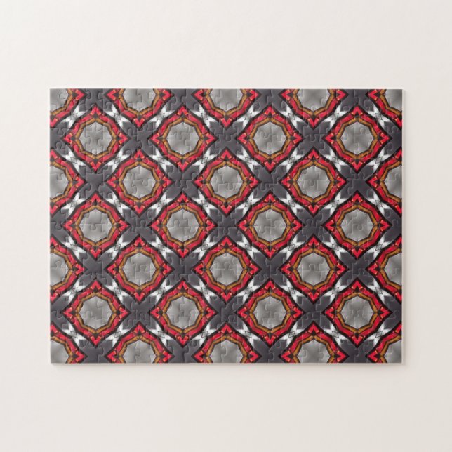 Puzzle mit kreativen Mustern (Horizontal)