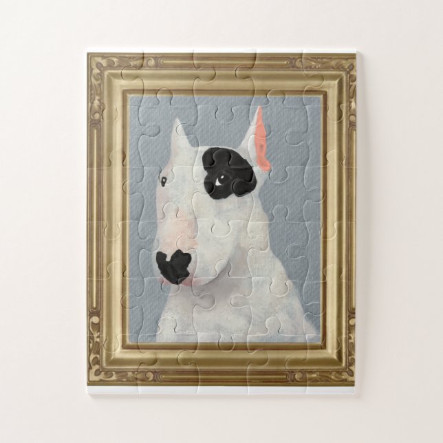 Puzzle mit Rex-Portrait (Vertikal)
