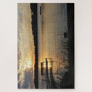 Puzzle mit Seeblick