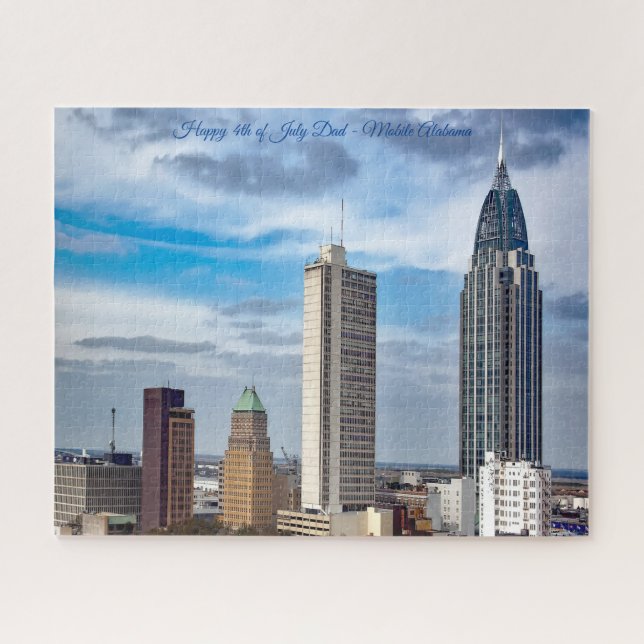 Puzzle Mobile Alabama heureux 4 juillet papa (Horizontal)