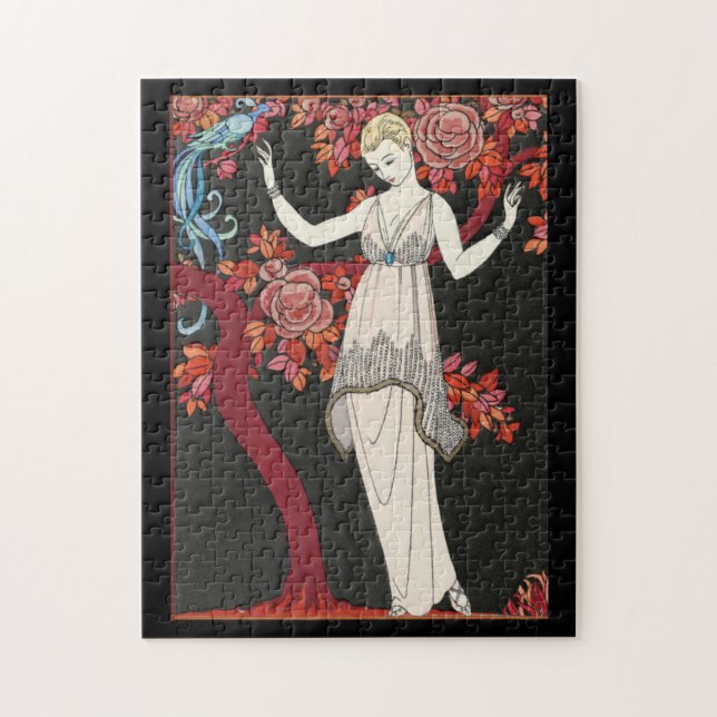 Puzzle Mode Art déco vintage des années 20 (Vertical)