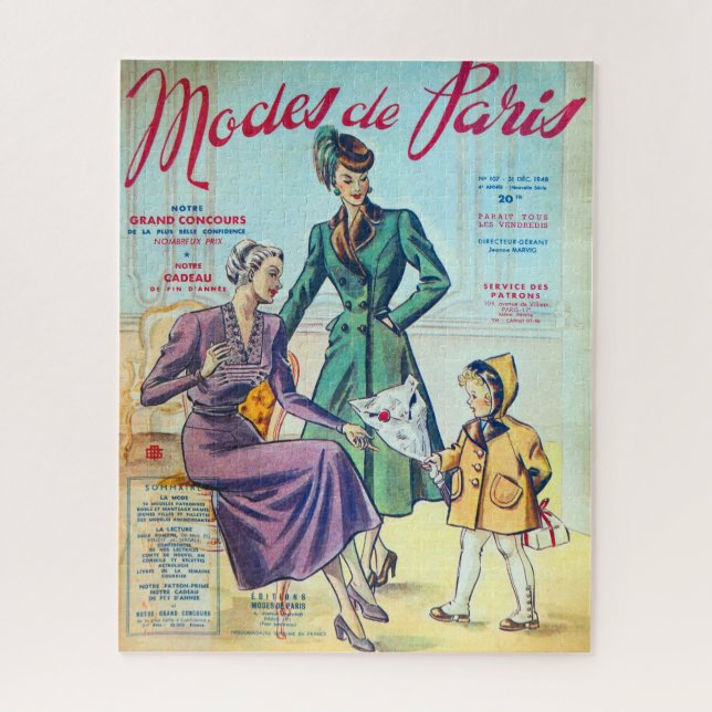 Puzzle Mode de Paris. (Vertical)