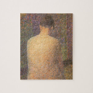 Puzzle Modèle de dos par Georges Seurat, Art ancien