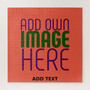 PUZZLE MODÈLE DE TEXTE D'IMAGE ROUGE DE TOMATE ÉDITABLE M