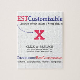 Puzzle Modèle personnalisable de cadeau