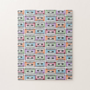 Puzzle Modèle Rétro de Cassettes Audio