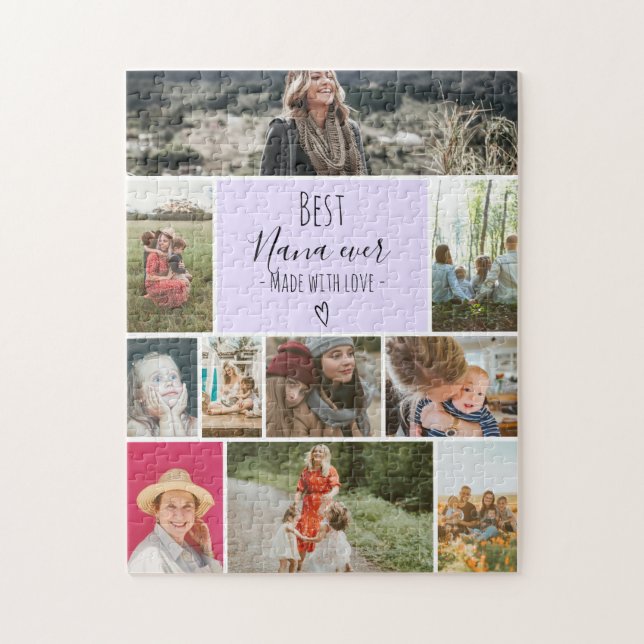 Puzzle Modern best nana jamais 11 photos collage (Vertical)