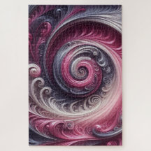 Moderne Abstrait simple torse rose et violet