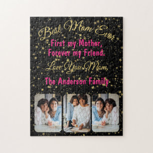 Puzzle Moderne Meilleure maman Jamais Photos de famille F