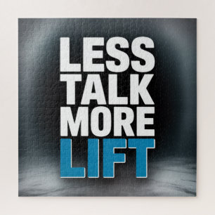 Puzzle Moins de discussions, plus de levage