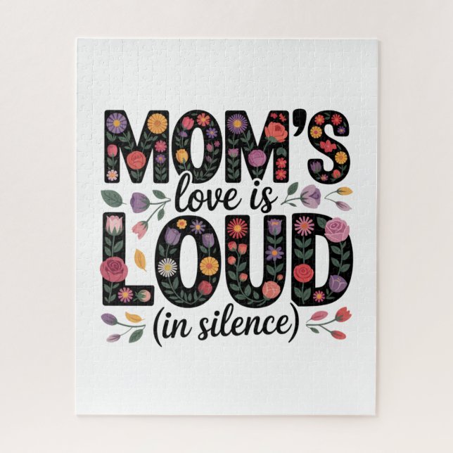 Puzzle Mom’s Love Is Loud (In Silence) (Vertical)