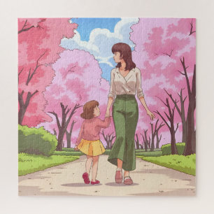 Puzzle Moment de mère et fille