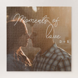 Puzzle Moments d'amour, couple amoureux