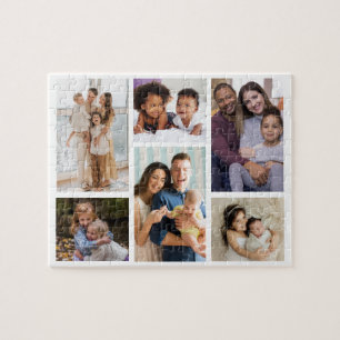 Puzzle Moments en vedette : Personnalisable 6 Photo Colla