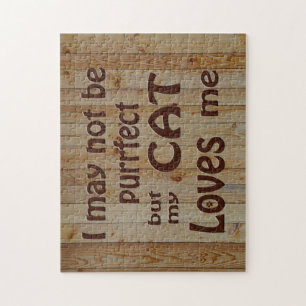Puzzle Mon chat m'aime