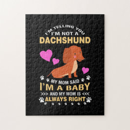 Puzzle Mon Dachshund Est Mon Bébé