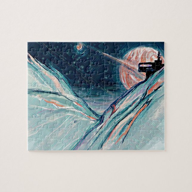 Puzzle Mon futur chez soi dans l'espace (Horizontal)