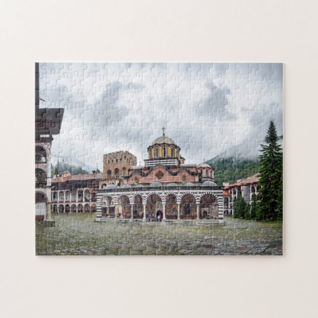 Puzzle Monastère Saint Ivan Rilski Mont Rila Bulgarie (Horizontal)