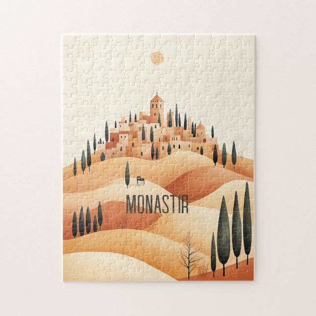 Puzzle Monastir Tunisie Voyage (Vertical)