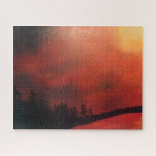 Puzzle Monde en feu
