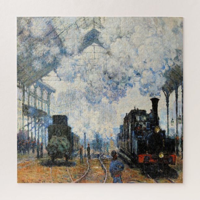 Puzzle Monet - Arrivée du train de Normandie, (Vertical)