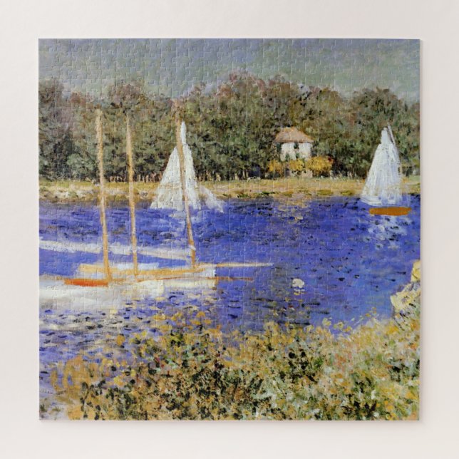 Puzzle Monet - Le bassin d'Argenteuil, peinture d'art (Vertical)