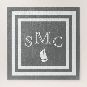 Puzzle MONOGRAM Charcoal Grey Couleur uni