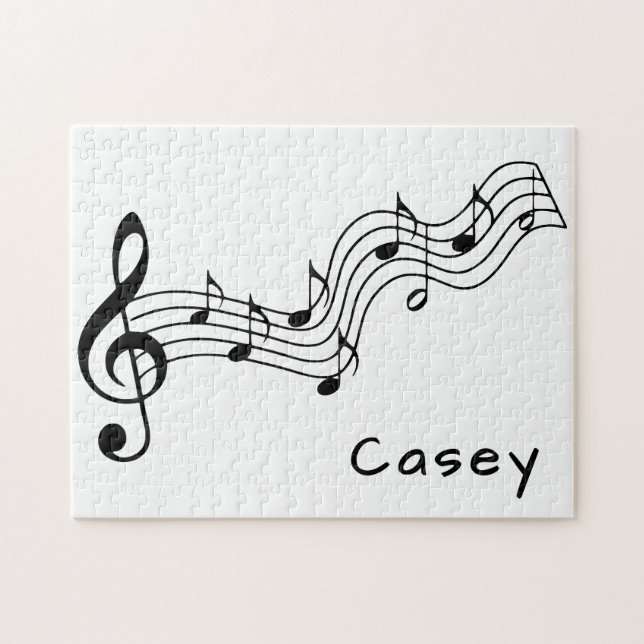 Puzzle Monogramme Musique difficile difficile mal extrême (Horizontal)