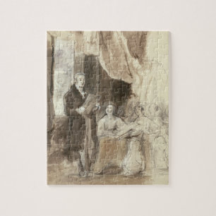Puzzle Monsieur Robert Peel lisant à la Reine Victoria