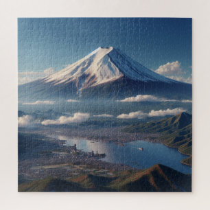 Puzzle Mont Fuji paysage réaliste Japon Voyage