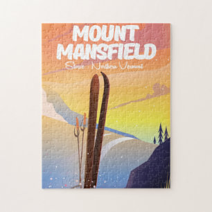 Puzzle Mont Mansfield, Stowe nord Vermont ski