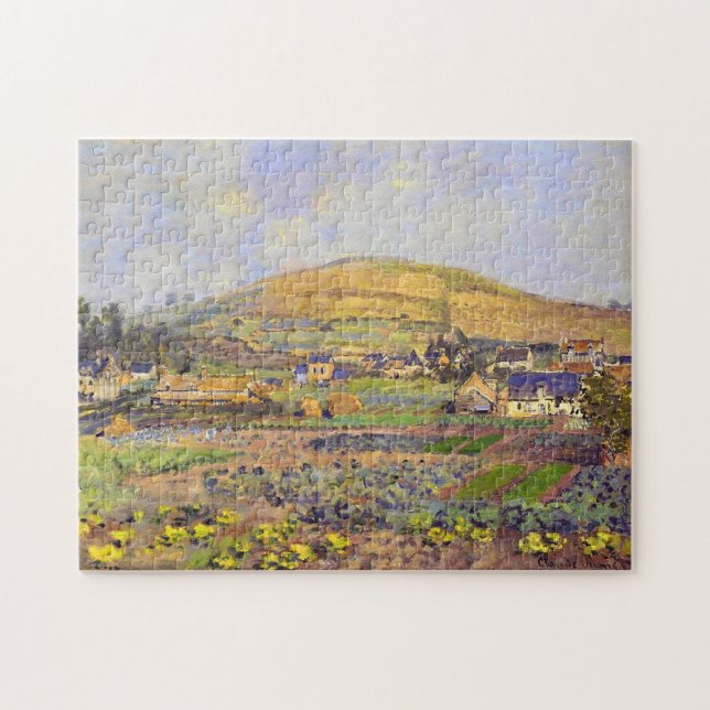 Puzzle Mont Riboudet Rouen, Printemps Monet Art (Horizontal)