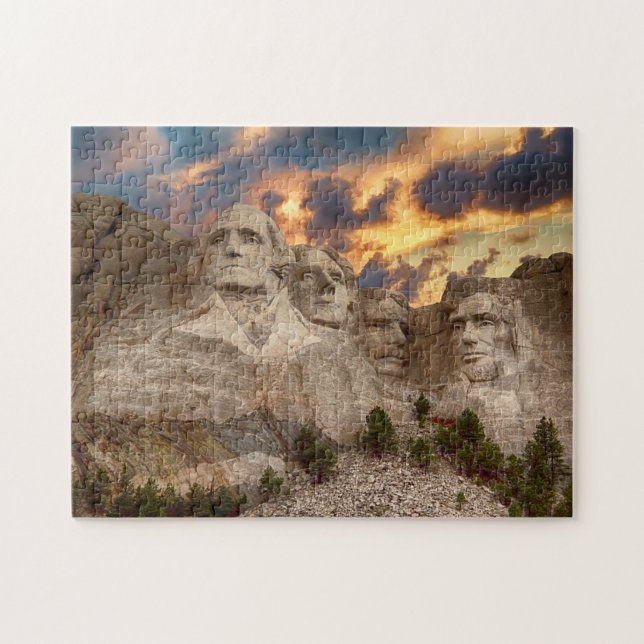 Puzzle Mont Rushmore Black Hills Dakota du Sud (Horizontal)