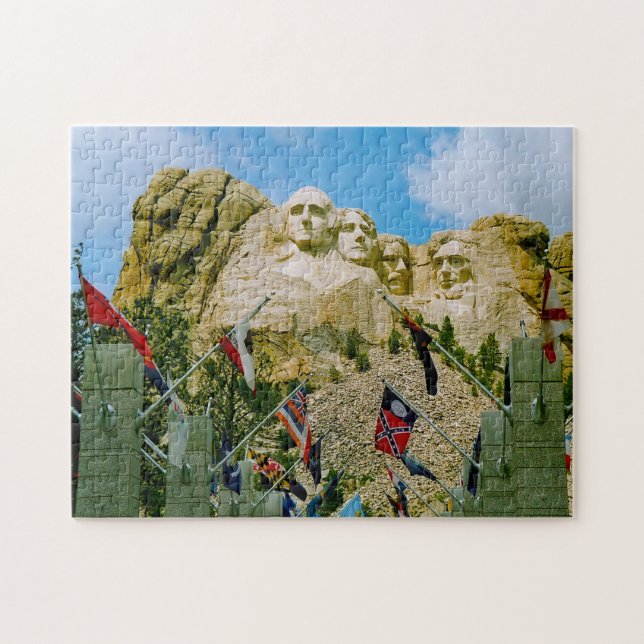 Puzzle Mont Rushmore Dakota du Sud. (Horizontal)
