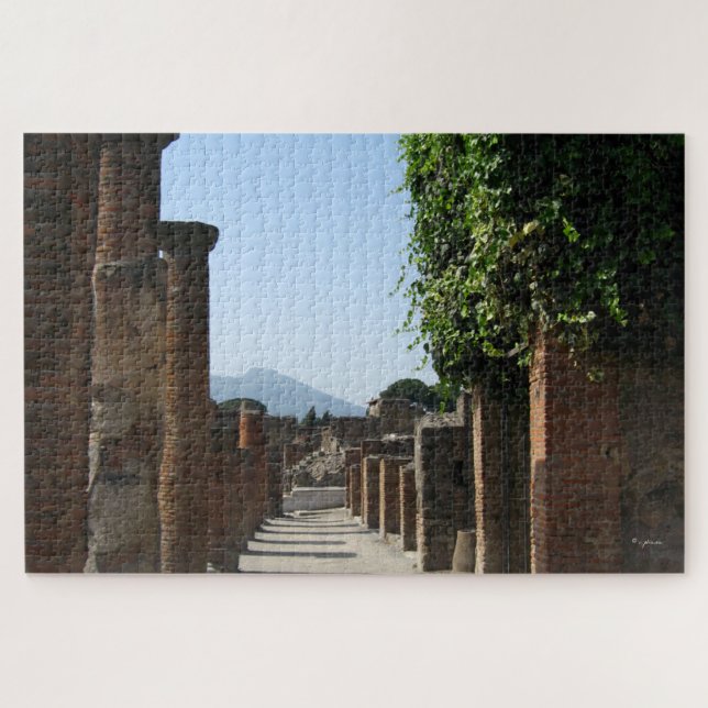 Puzzle Mont Vésuve Italie Pompéi Photo Difficile (Horizontal)